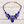 Charger l'image dans la galerie, Necklace with blue stones and gold accents on a wooden surface
