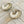 Load image into Gallery viewer, Vintage Beige Hoop Earrings – Gold-Tone Filigree Statement Jewelry
