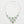 Load image into Gallery viewer, Green crystal statement necklace laid flat on white background
