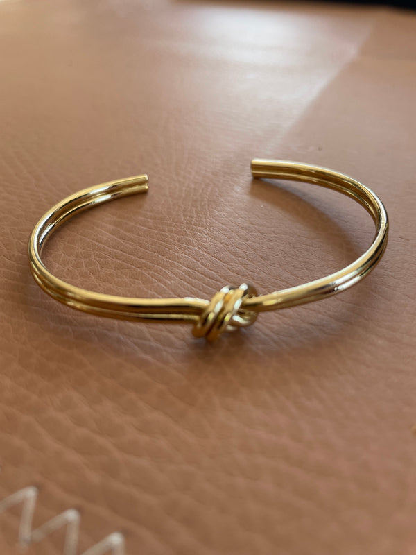 Gold | Knot love mini bangle | Kids
