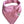 Charger l'image dans la galerie, Pink bandana bib with a brand tag on a white background
