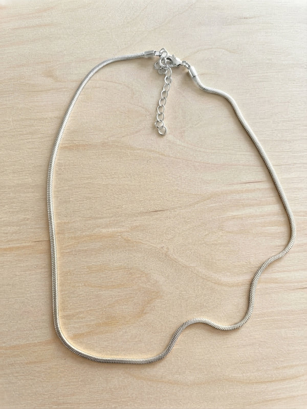 Silver Snake | Timeless Chain Snake Necklace