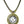 Load image into Gallery viewer, Gold and silver necklace with a large crystal pendant on a white background

