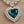 Charger l'image dans la galerie, Teal crystal heart pendant close-up
