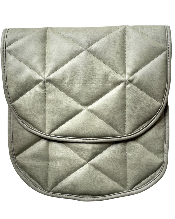 QUILTED LEATHER MAT | 16"X30" | HUNTER GREEN