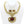 Load image into Gallery viewer, Gold-tone statement necklace and matching drop earrings with oval dark red gemstone centers, displayed on a white jewelry bust.
