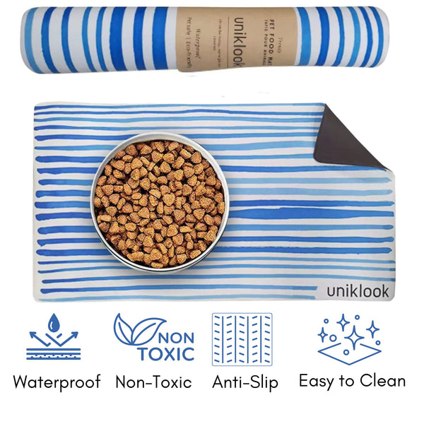 Tapis pour bols d'eau et nourriture pour animaux |  Calme