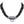 Load image into Gallery viewer, Black &amp; White Seed Beads Layered Necklace | Authentic Cowgirl Style
