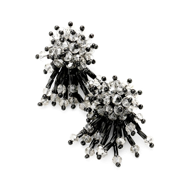 Ivy +Joe Cluster beaded drop stud earrings