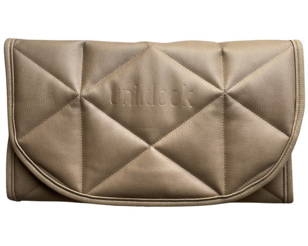 QUILTED LEATHER MAT | 16"X30" | TAN