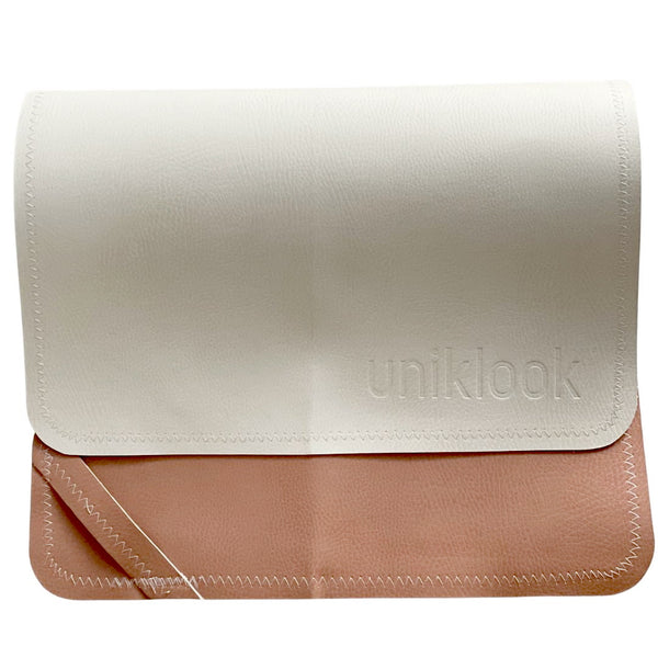 Uniklook Blanc+ Wood Vegan Leather baby diaper changing Pad, Craft mat,  Placemat, Computer mat